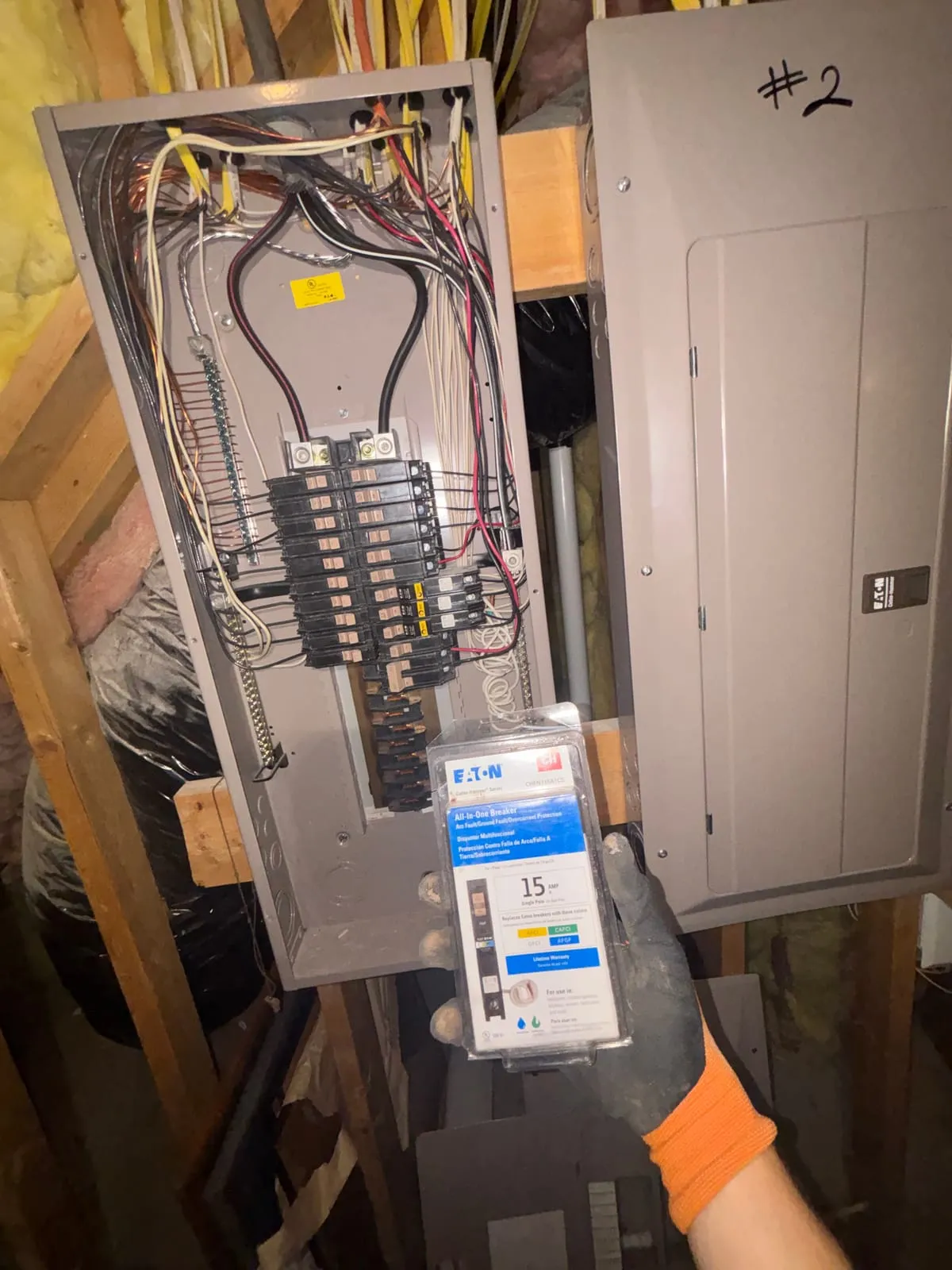 Outlets & circuits work by Roy Electric